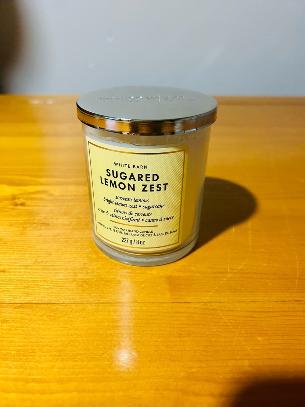 (3/$10) Bath & Body Works Sugared Lemon Zest Candle - single wick